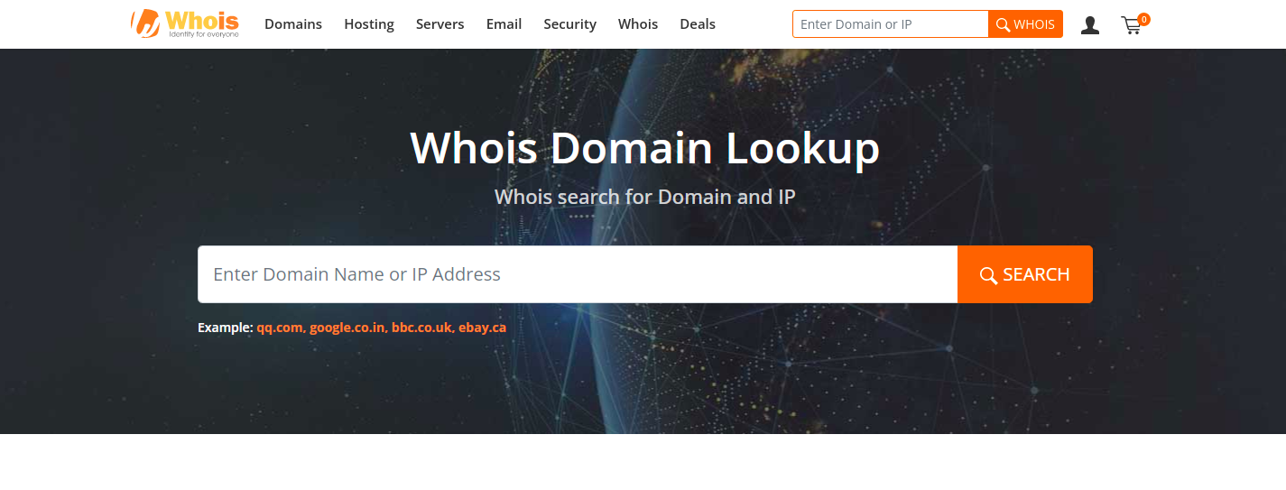 WHOIS 是一種提供大眾公開查詢網域名稱擁有者註冊資料的服務