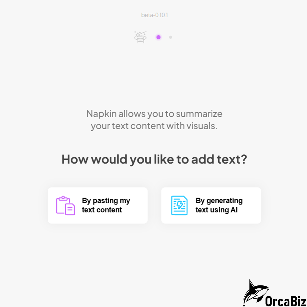 Napkin AI-Enter-text