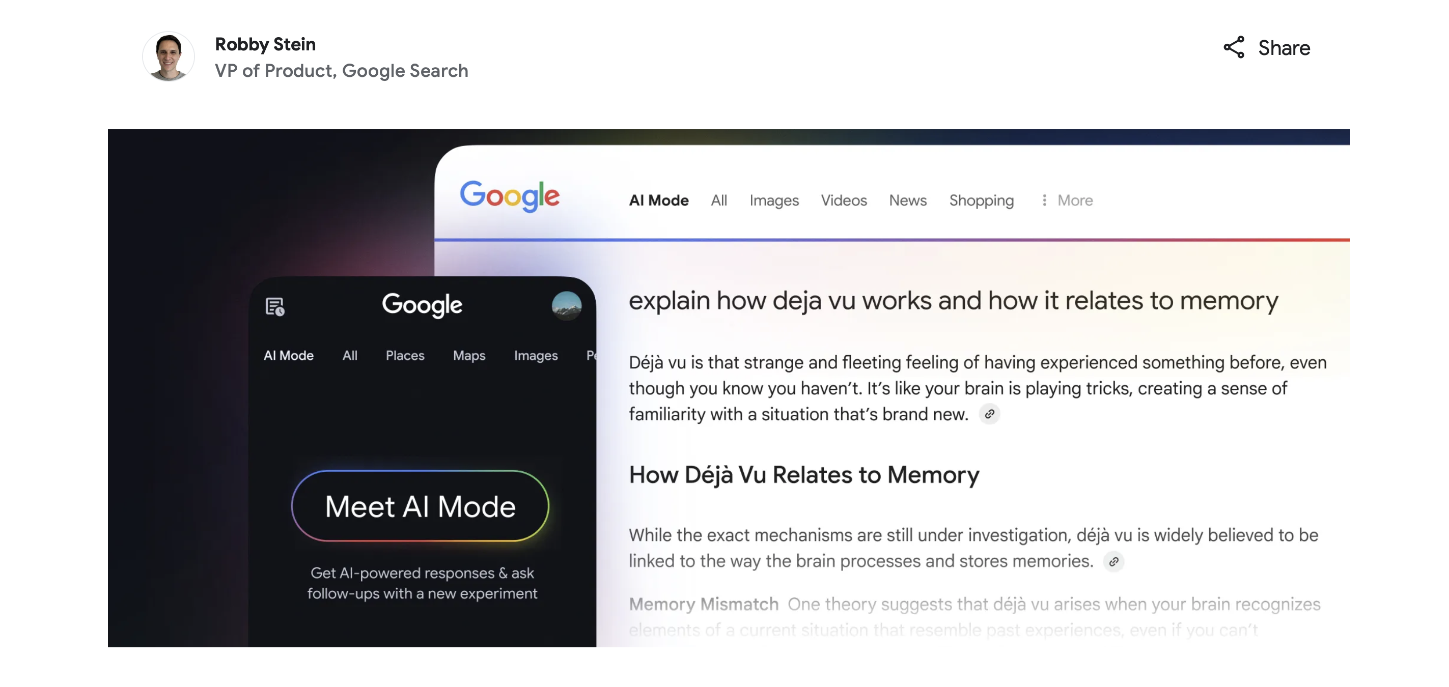Google 於3月5日宣布推出全新的 AI 搜尋模式 「AI Mode」