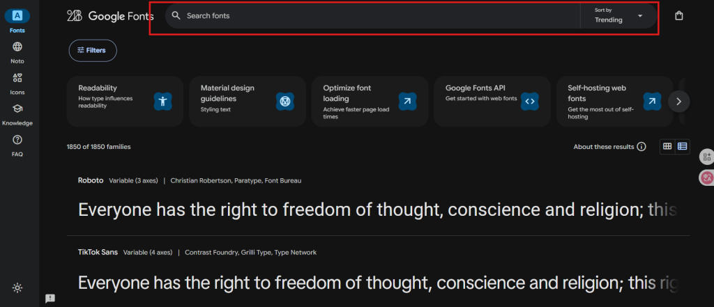 如何使用 Google Fonts 字體?4步教學帶你快速上手