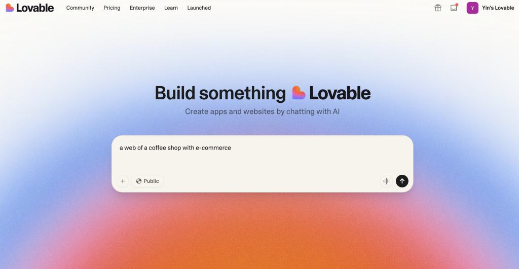自己開發網頁超容易！Lovable AI 免費網頁及 APP 開發工具完整教學