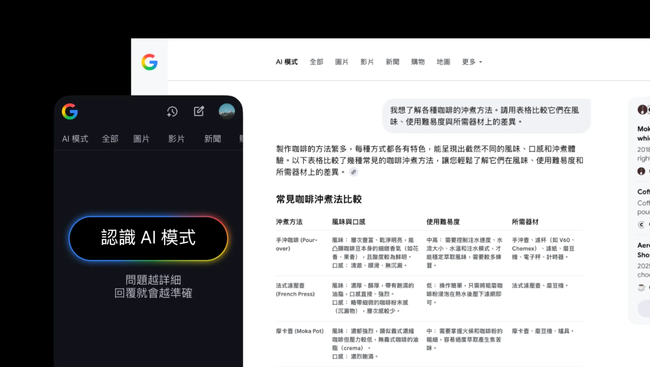 Google AI Mode 智慧 AI 模式是什麼?