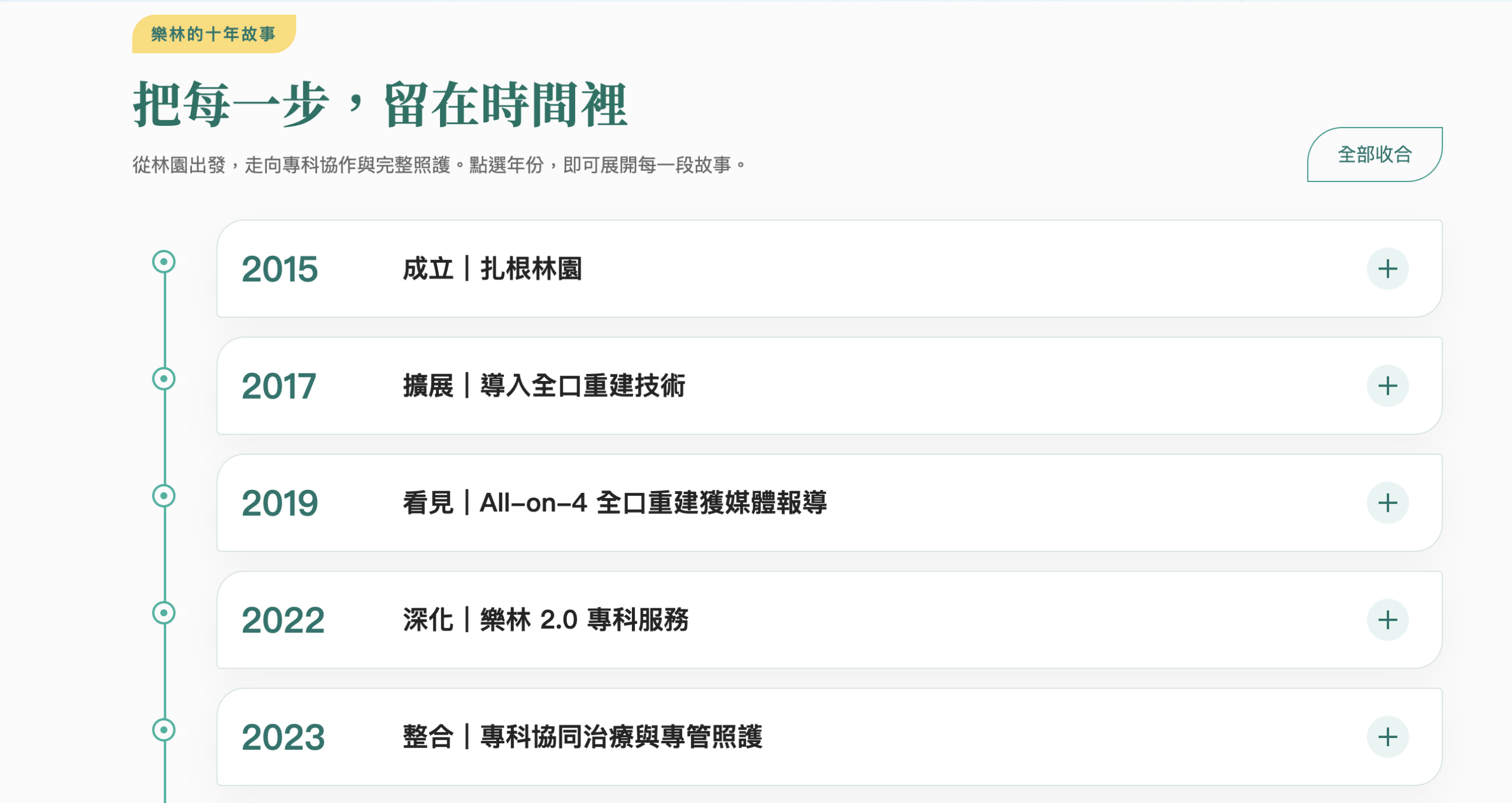 十年累積,樂林從在地信賴走向專科照護